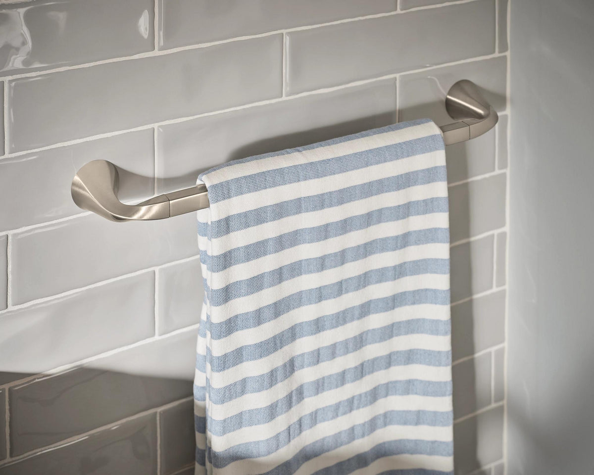 Oxby - 18" Towel Bar - Zinc