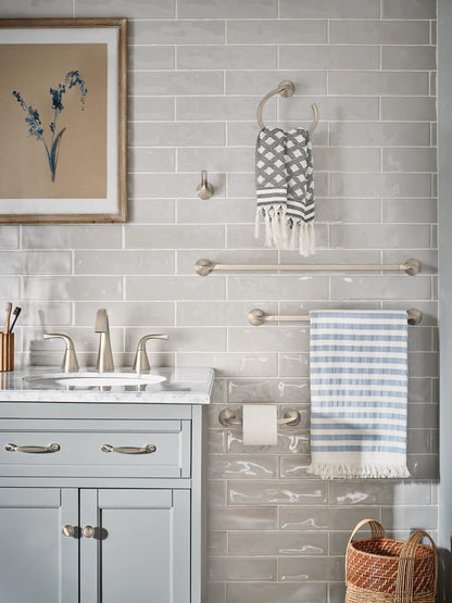 Oxby - 18" Towel Bar - Zinc
