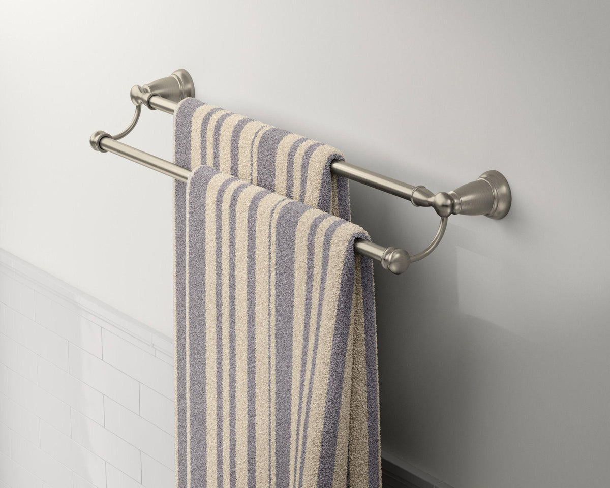 Banbury - 24" Double Towel Bar - Aluminum