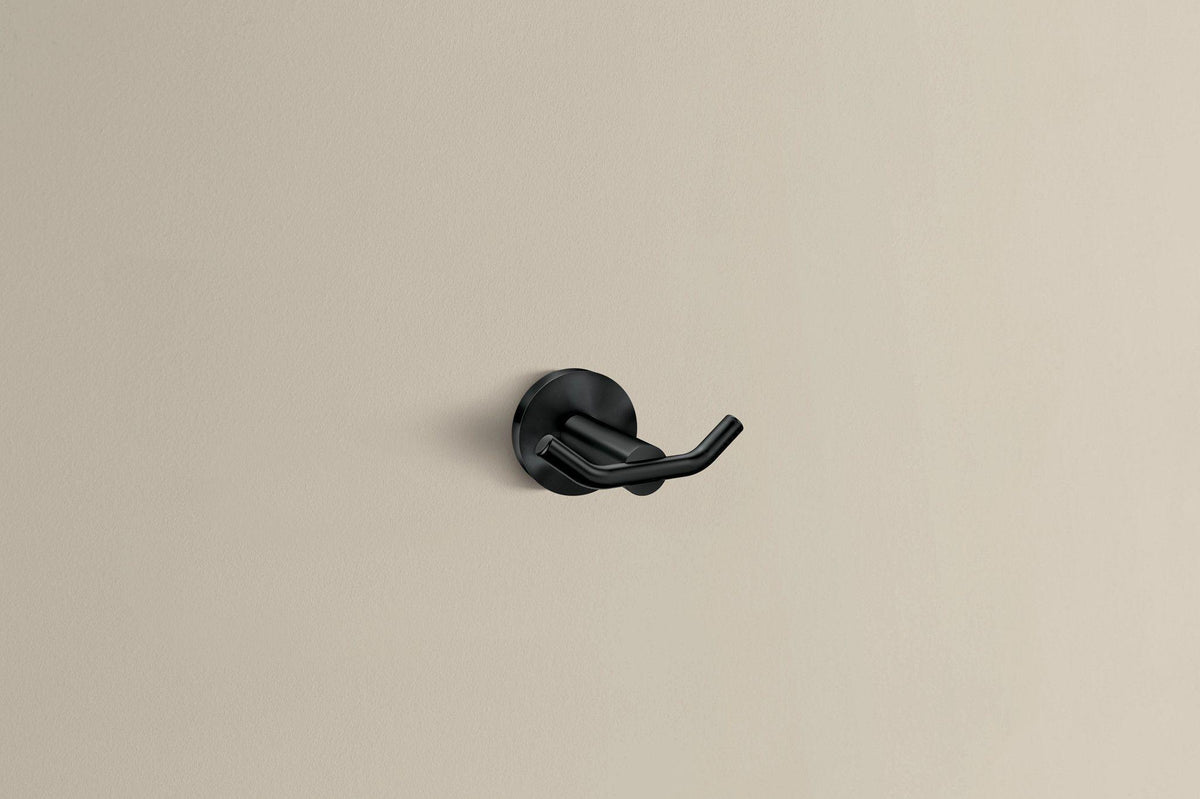 Arlys - Robe Hook - Matte Black - Zinc