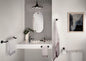 Moen® Y5786BL Arlys™ Hand Towel Bar, 7-1/4 in L Bar, 2-1/8 in OAH x 3-1/4 in OAD, Aluminum/Zinc, Import