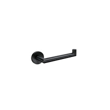 Arlys - 1-Post Toilet Paper Holder - Matte Black - Zinc
