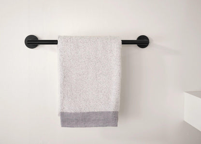 Arlys - 18" Towel Bar - Matte Black - Stainless Steel/Zinc