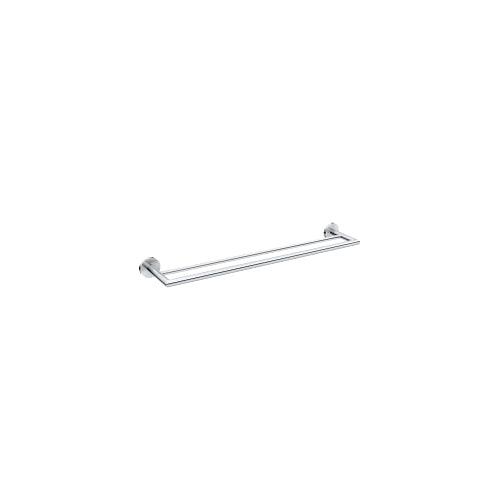 Arlys - 24" Double Towel Bar - Polished Chrome - Zinc