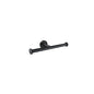 Arlys - Double Toilet Paper Holder - Matte Black - Zinc