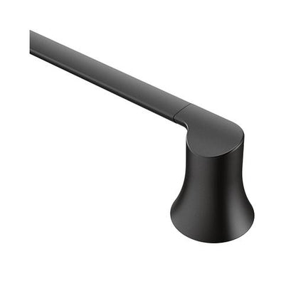 Doux - 24" Towel Bar - Matte Black - Stainless Steel/Zinc
