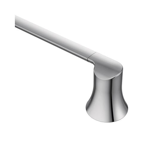 Doux - 24" Towel Bar - Chrome - Stainless Steel/Zinc