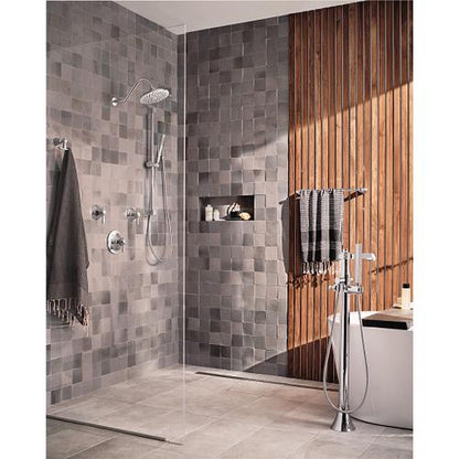 Flara - 24" Towel Bar - Zinc/