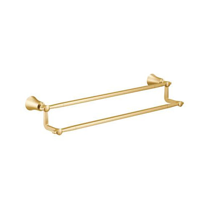 Flara - 24" Double Towel Bar - Zinc/Aluminum