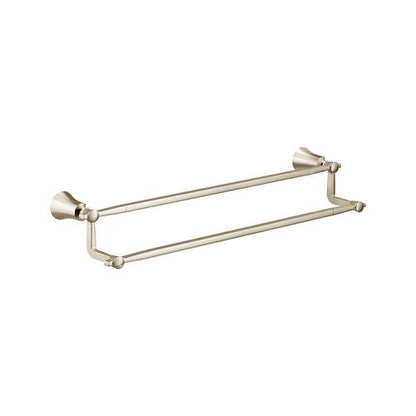 Flara - 24" Double Towel Bar - Zinc/Aluminum