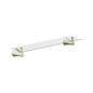 Flara - Vanity Shelf - Wall Mount - Zinc/Glass