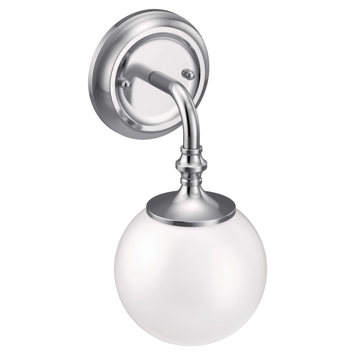 Moen® YB0561CH Colinet™ One Globe Bath Light Fixture, 60 W Fixture, 110 V, Polished Chrome Housing