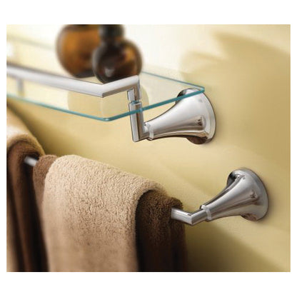 Icon - 24" Towel Bar - Polished Chrome - Aluminum
