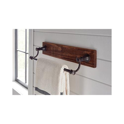 Belfield Towel Bar, Brushed Nickel, Aluminum