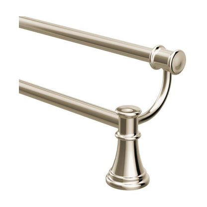 Belfield - 24" Double Towel Bar - Zinc/Aluminum