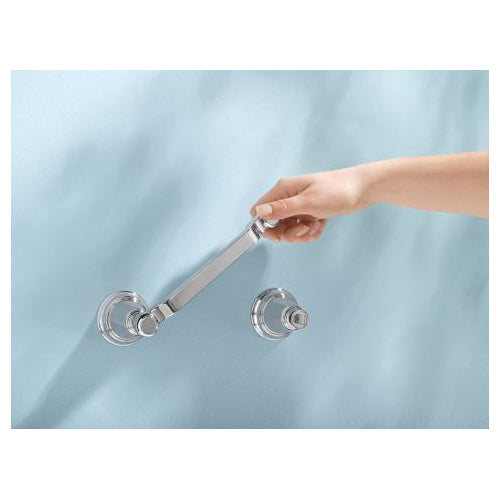Moen® Pivoting Paper Holder, Rothbury™, 2.31 in H, Zinc, Import