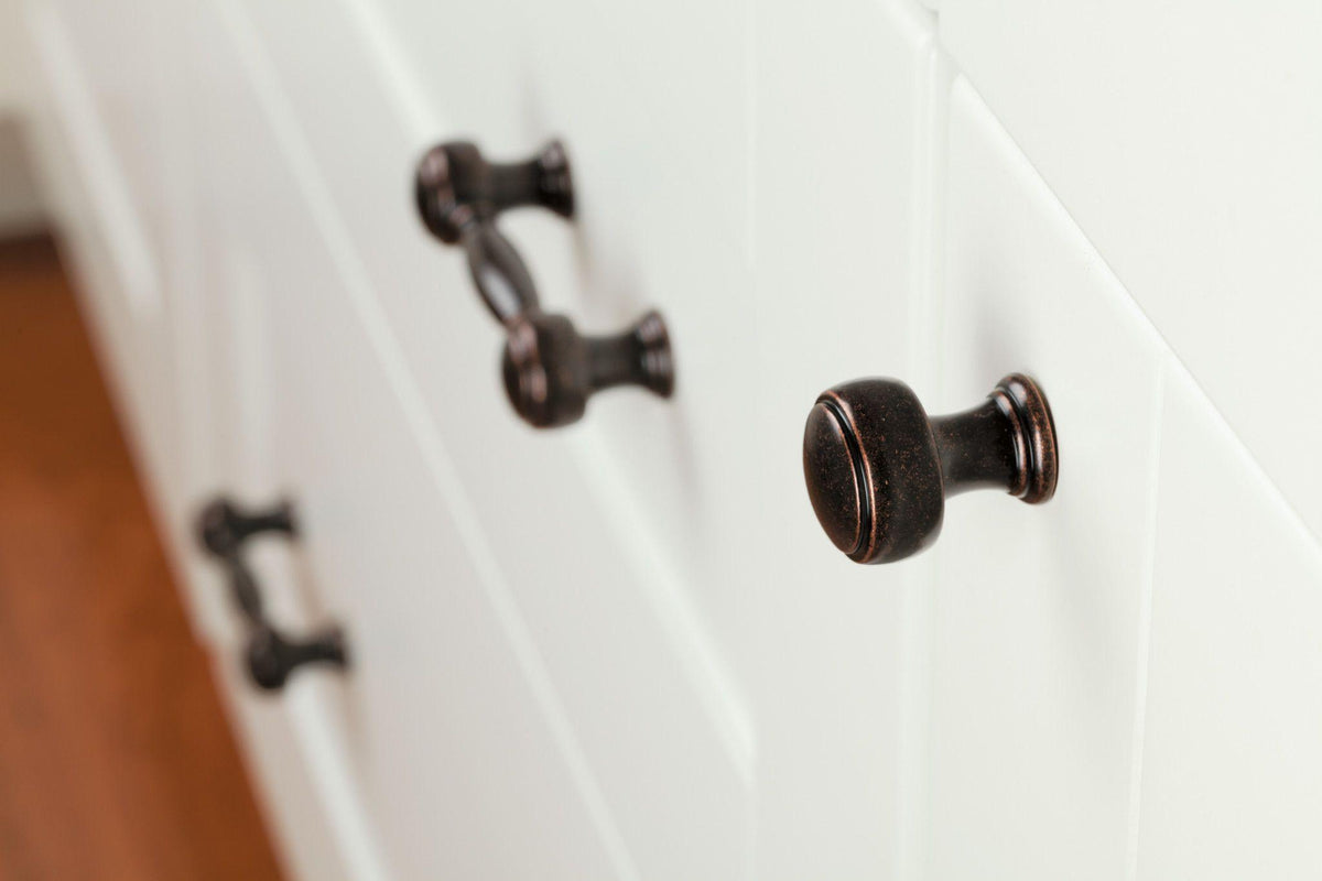 Weymouth - Drawer Knob - 1.07" W x 1.32" D x 1.07" H - Zinc