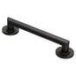 Moen® YG0812BL Arris™ Designer Grab Bar, 1-1/4 in Dia x 12 in L, Matte Black, Stainless Steel, Import