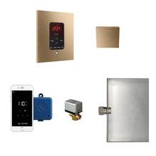 Mr. Steam MSBUTLER1SQ-BB Butler™ Steam Shower Control Package, Digital Display, Square Panel, For Use With Model MS90E to MSSUPER3E Steam Generators and eSeries Generators, Domestic