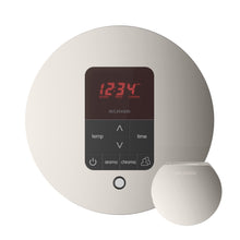 Mr. Steam MSITPLUSRD-PN iTempoPlus® Steam Shower Control, Digital Display, Round Panel, Polished Nickel, For Use With Model MS90E to MSSUPER3E Steam Generators and eSeries Generators, Domestic