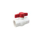 Proline - 3/4" Quarter-Turn Ball Valve - White - PVC