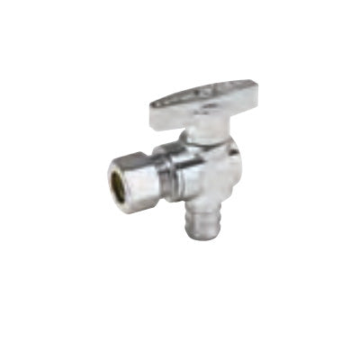 Proline - 3/8 x 1/2" 1/4 Turn Angle Supply Stop Ball Valve