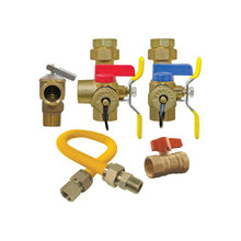 Webstone The Isolator® E-X-P® H-44443WCOM Tankless Water Heater Service Valve Kit, 3/4 in IPS Union x IPS, For Use With Wall Hung and Combi Boiler, Brass, Import