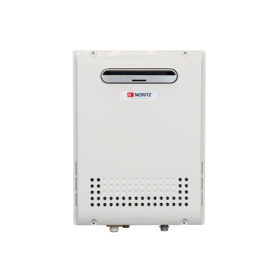 Noritz® NRC98-OD-LP High Efficiency Tankless Water Heater, Liquid Propane Fuel, 180000 Btu/hr Heating, Indoor/Outdoor: Outdoor, Condensing, 0.5 to 9.8 gpm Flow Rate, 0.9, Residential