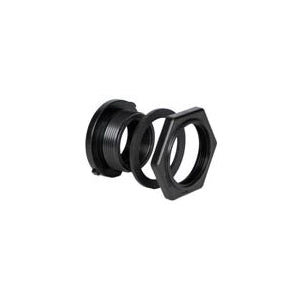 Norwesco® 60124 Double Bulkhead Fitting With EPDM Gasket, 1-1/2 in Nominal, FNPT End Style, Polypropylene