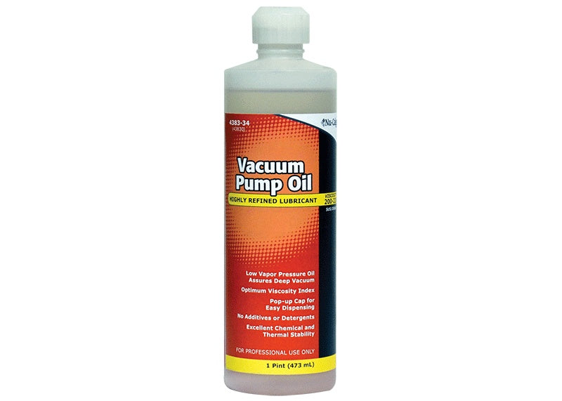Vacuum Pump Oil - 1 Pint Container Bottle Container