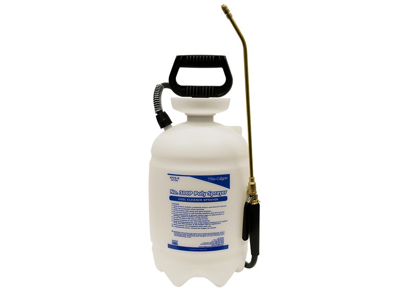 Nu-Calgon 4772-0 Hand Pump Sprayer, 3 gal Capacity, Polyethylene, White