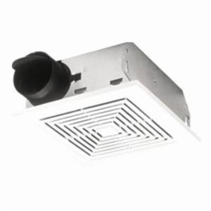 Broan® 671 Ventilation Fan, 70 cfm, 3 in Dia Duct, 120 V AC, 1.15 A