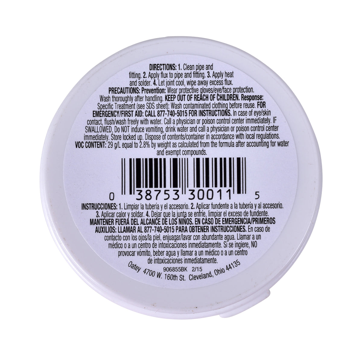 Pipe Flux - 1.7 oz Capacity