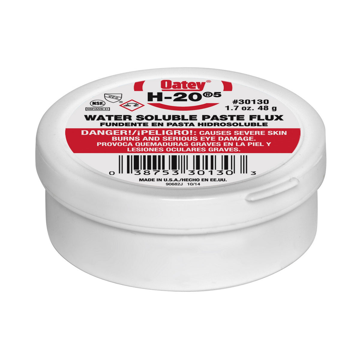 H-205 Water Soluble Pipe Flux - 1.7 oz Capacity - 8 G/L Voc