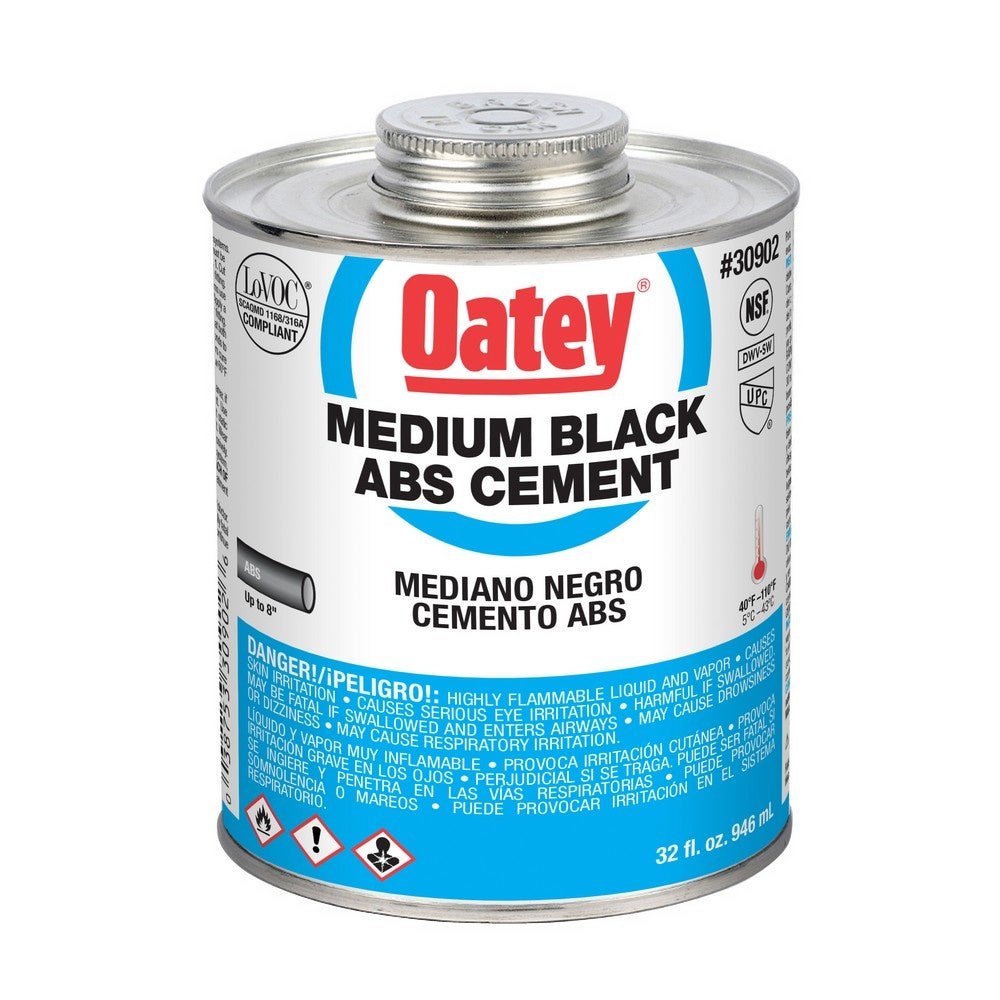 Medium Body ABS Cement - Black - 32 oz Container