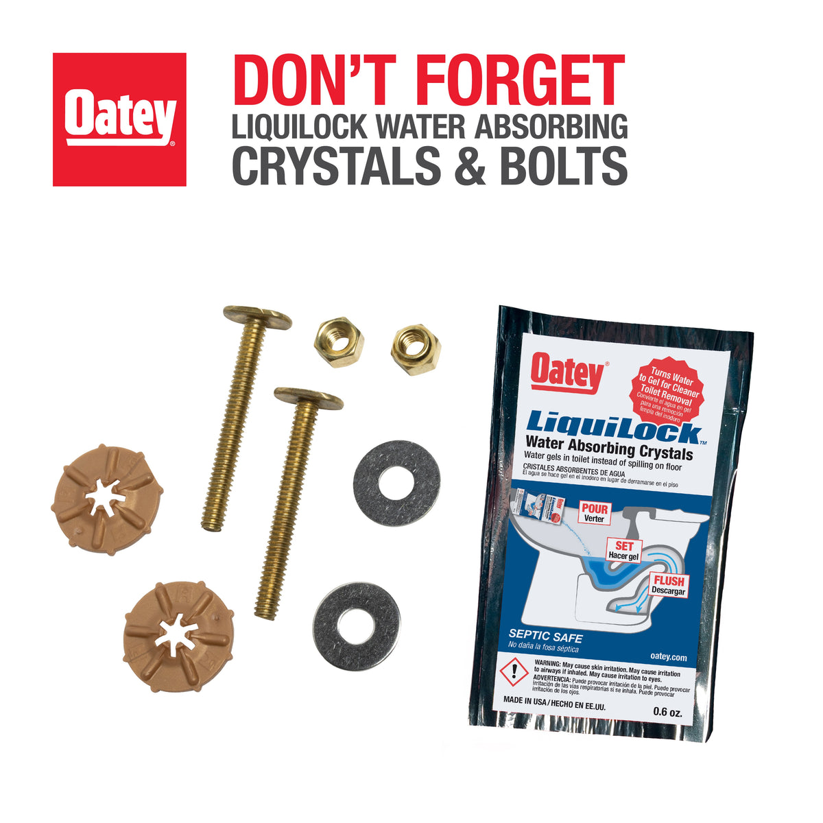 Oatey® 31190 Heavy Duty Wax Bowl Ring, For Use With 3 and 4 in Waste Lines, Golden Wax