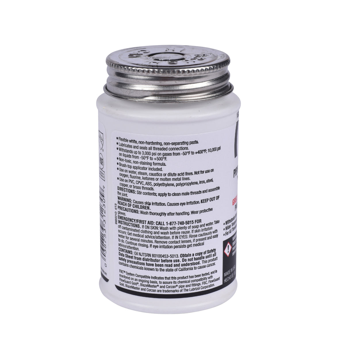 Great White Pipe Joint Compound - 4 Fl-oz Can