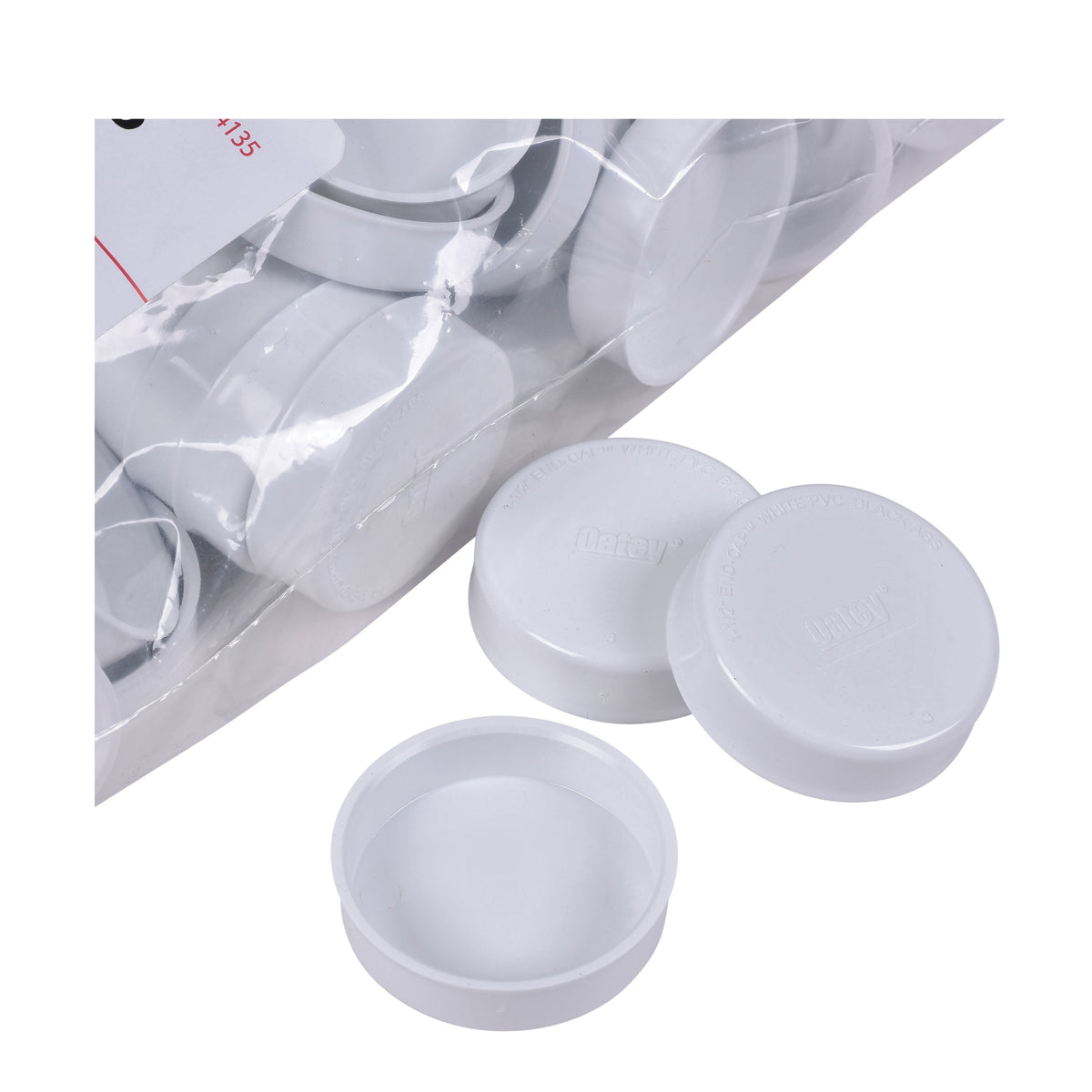 End-Cap Test Cap - White - 1-1/2" Dia