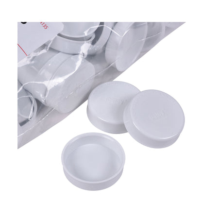 End-Cap Test Cap - White - 1-1/2" Dia