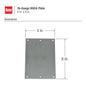 Self-Nailing Boca Plate - 8" L x 5" W - Steel