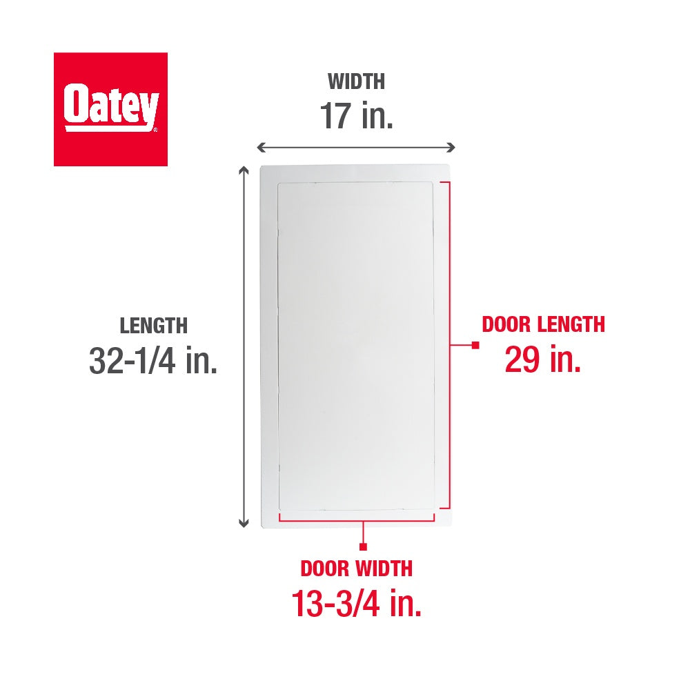 Access Panel - White - 15" L x 29" W
