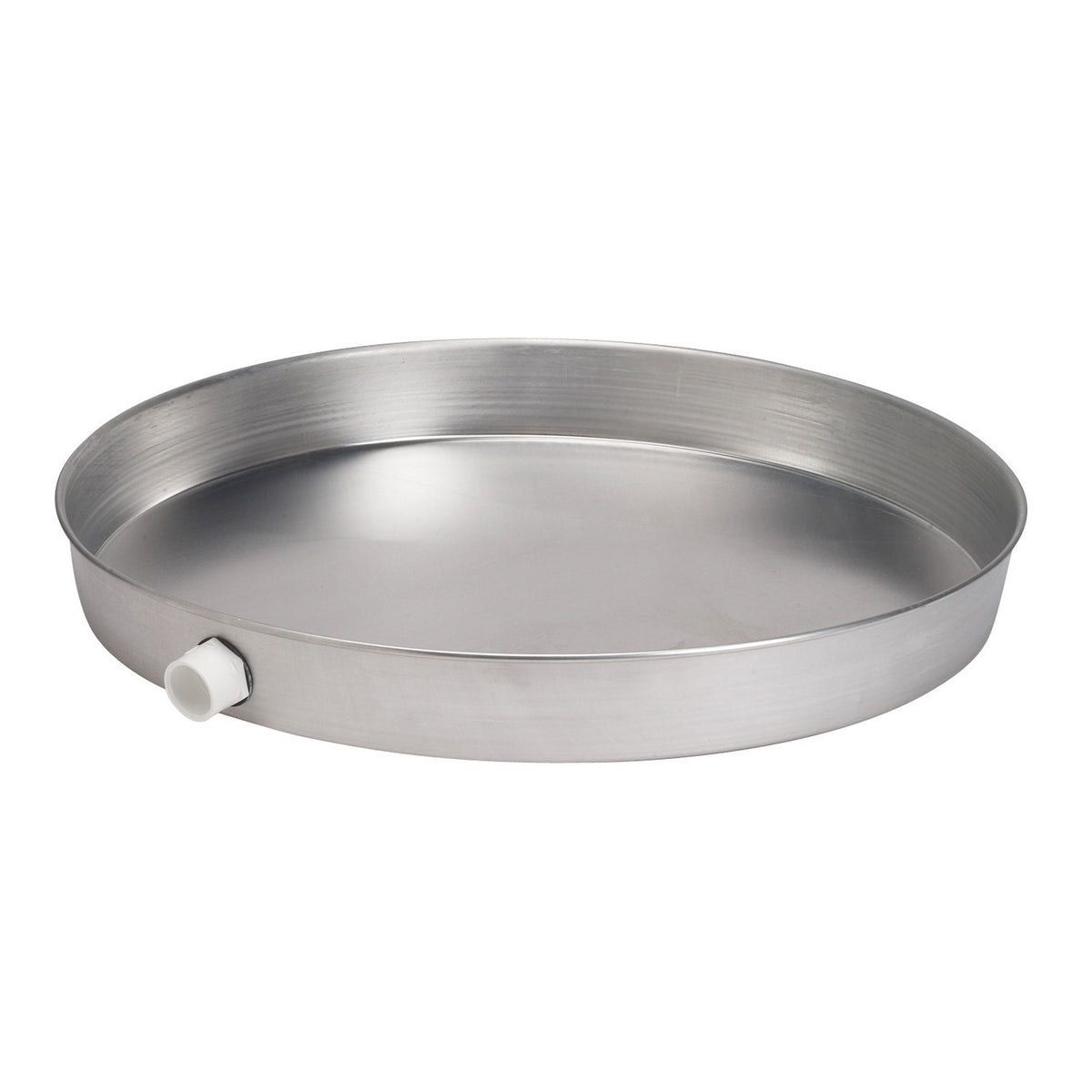 Oatey® 34083 Water Heater Pan With 1-1/2 in PVC Adapter, For Use With: Gas/Electric Water Heater, 28 ga Aluminum