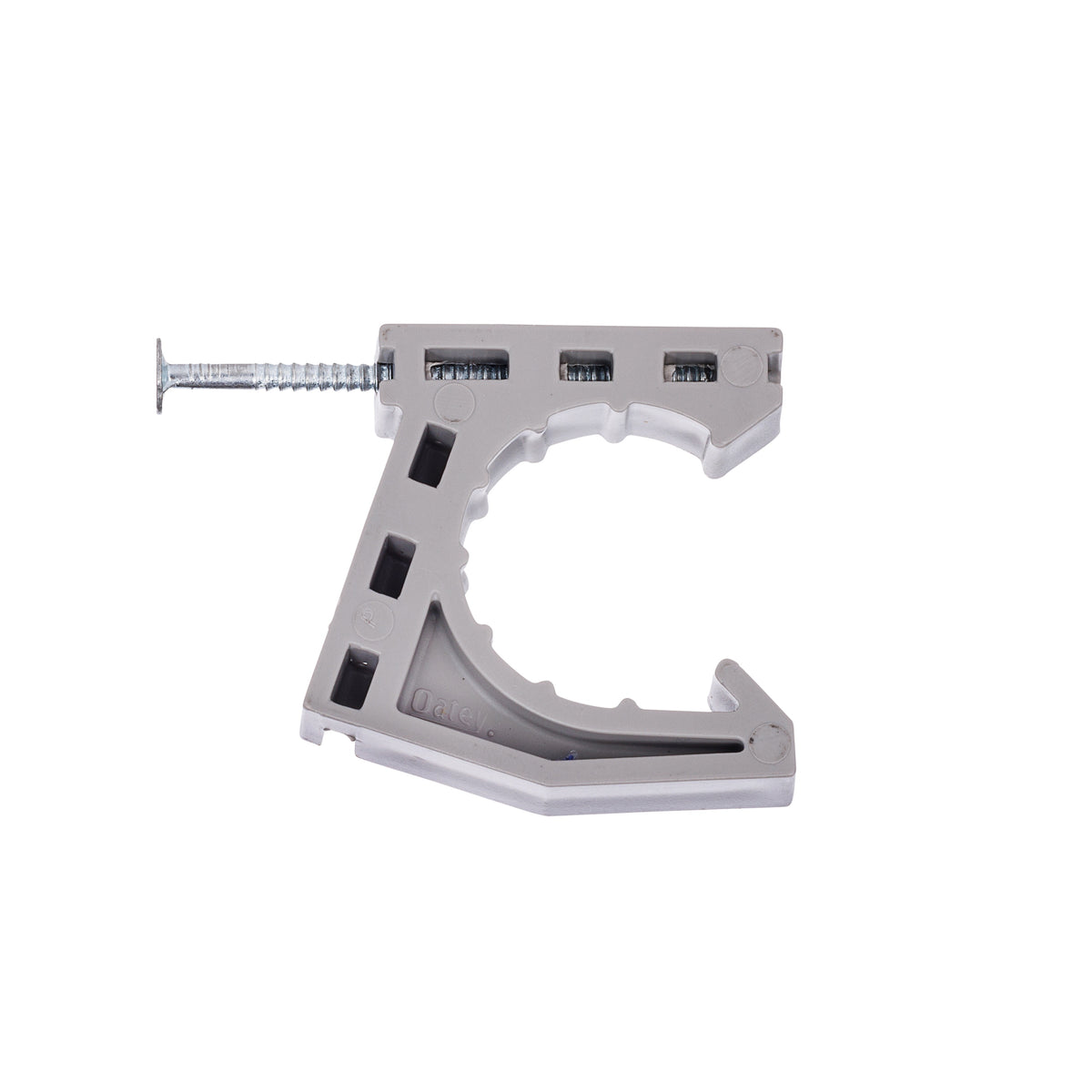 Stand-Off Half Pipe Clamp with Nail - 1/2" Pipe