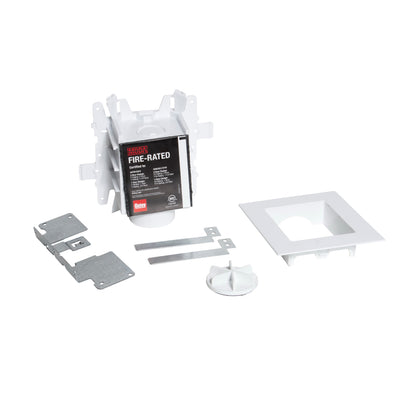 Moda Fire-Rated Plain Box with Interlocking Flanges - PVC