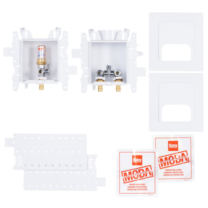 Moda 2 + 1-Valve Supply Box System - PEX F1960 Inlet - PVC