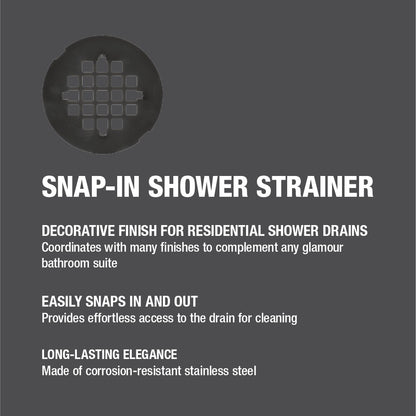 129 Universal Strainer - Stainless Steel - Oil Rubbed Bronze