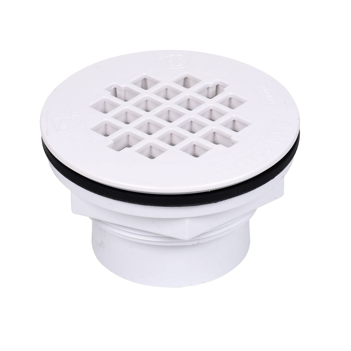 Oatey® 42089 101PS Shower Drain With Plastic Strainer, 2 in Nominal, Solvent Weld Connection, PVC Drain