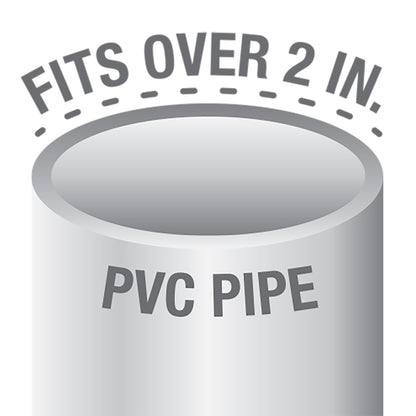 140 Round No-Caulk Shower Drain - 2" - Push-On Connection