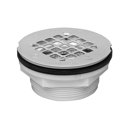 101 Shower Drain with Stainless Steel Strainer - 2"