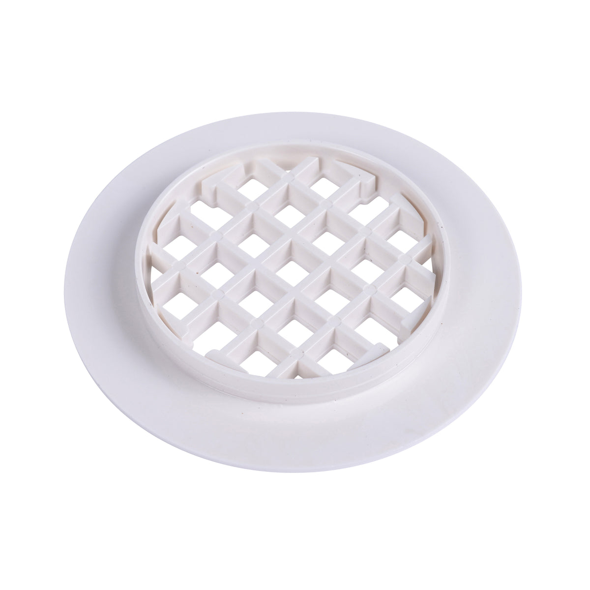 Round Snap-Tite Strainer - White - 4-1/4"